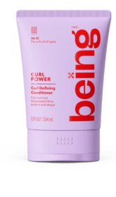 BEING CURL POWER Curl Defining Conditioner,Nourishes Curly Hair,Coconut & Grapeseed Oil 12 fl oz #