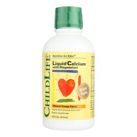 CHILDLIFE Essentials  Liquid Calcium With Magnesium Natural Orange - 16 Fl Oz #