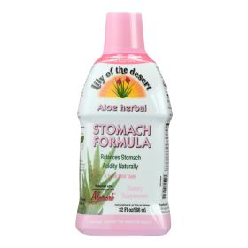 LILY OF THE DESERT - Aloe Herbal Stomach Formula Fresh Mint - 32 Fl Oz #