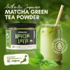 ZEALTHY Organic Matcha Latte Pure Japanese Tea Blend with Ashwagandha and Maca Matcha Tea Powder, Coconut Milk and Vanilla No Added Sugar 4.68 oz