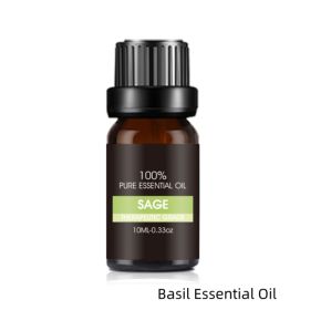 GU JIA Organic Essential Oils Set Top Sale  Natural Therapeutic Grade Aromatherapy Oil Gift Kit For Diffuser (Option: Basil Essential Oil)