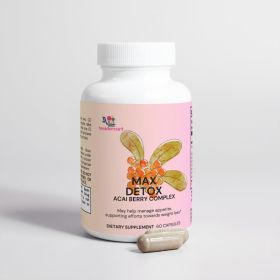 VENDERCART NATURAL MAX DETOX ACAI BERRY POWERFUL CLENSE,  Antioxidant Support (Option: MAX DETOX)