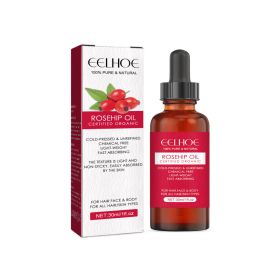 EELHOE Natural Rosehip Facial Oil For Facial And Body Hydration, Nourishing Skin Care, Smooth Hair Care, And Massage Oil (Option: 1pcs)