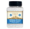 PRIDE OF INDIA Organic Himalayan White Salt by Pride Of India - 1lb - Rarest & Enriched W/84+ Natural Minerals- Low Sodium- Mineral Rich Nutrition #