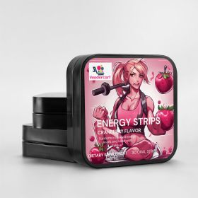 VENDERCART ORGANIC FAST ACTING ENERGY STRIPS, Instant Boost For Focus Stamina (Option: ENERGY STRIPS)