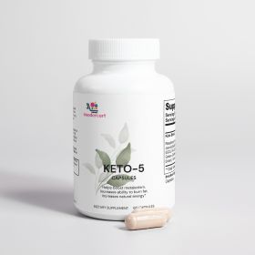 KETO 5 DIETARY SUPPLEMENT 60 CAPSULES (Option: KETO SUPPLEMENT)