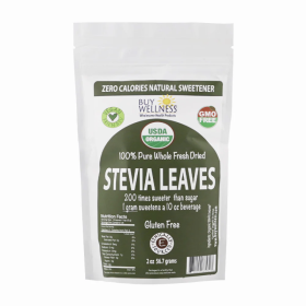 Stevia Leaves, Organic (size 12 ounces: 4 ounces)