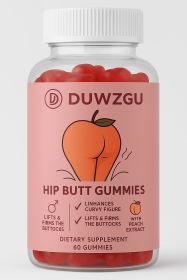 DUWZGU HIP BUTT GUMMIES (Option: 60 Tablets Per Bottle-1PCS)