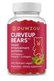DUWZGU CURVE UP BEAR GUMMIES, Breast Enhancement (Option: 60 Tablets Per Bottle-1PCS)